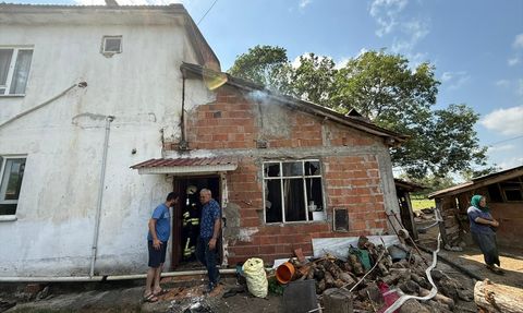 Samsun'da Depoda Tüp Patlaması Yangına Neden Oldu