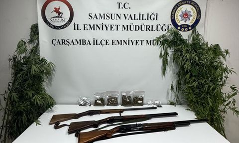 Samsun'da Uyuşturucu ve Silah Operasyonu: 2 Gözaltı