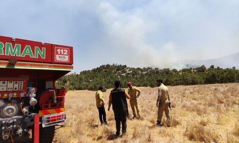 Şırnak'ta Orman Yangınına Hızla Müdahale Ediliyor
