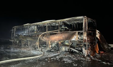 TARSUS-ADANA-GAZİANTEP OTOYOLUNDA YANGIN