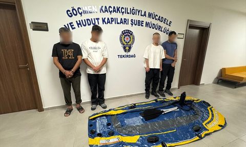 Tekirdağ'da 15 Düzensiz Göçmen Ele Geçirildi