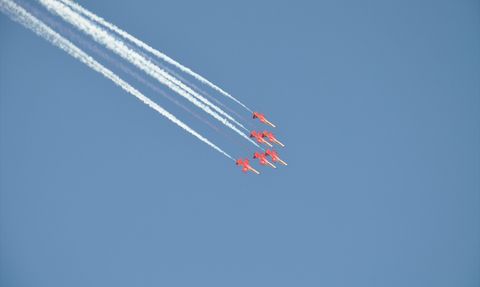 Türk Yıldızları Akşehir'de Gösteri Uçuşu Gerçekleştirdi