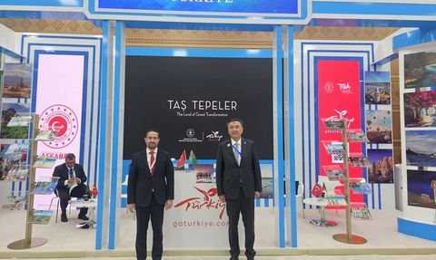 Türkiye Pavyonu, Türkmenistan'daki BM Toplantısında Dikkat Çekiyor