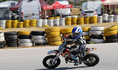 Türkiye Süpermoto Şampiyonası Uşak'ta Yapıldı