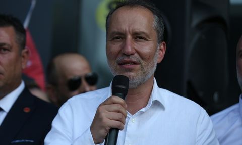 Yeniden Refah Partisi Genel Başkanı Fatih Erbakan Çanakkale'de