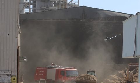 Adana'daki Biyokütle Enerji Tesisinde Yangın Kontrol Altına Alındı