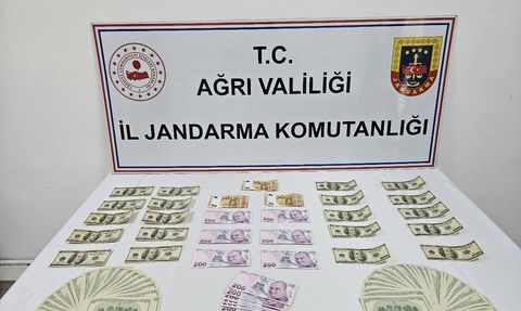 Ağrı'da Sahte Para İle Yakalanan Şüpheli Gözaltında
