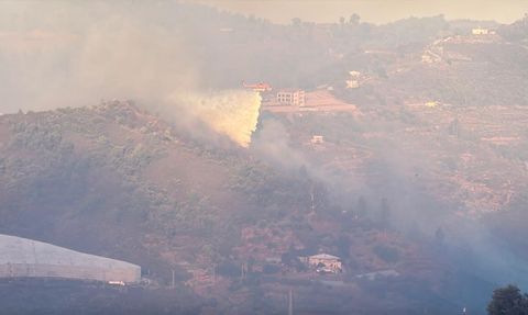Alanya'daki Orman Yangınına Hızla Müdahale Ediliyor