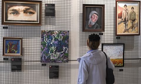 Ankara'da 'Asker Ressamlar' Sergisi Açıldı