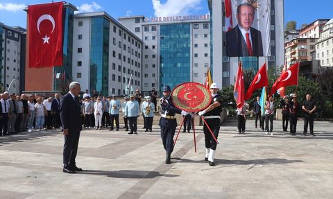 Atatürk'ün Rize'ye Gelişinin 101. Yıldönümü Kutlandı