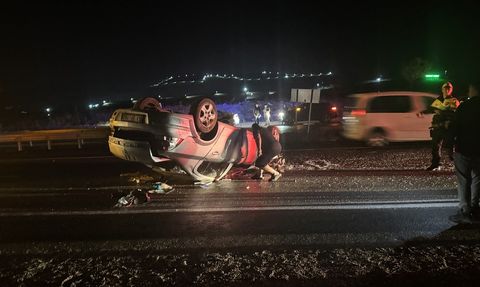 Bayburt'ta Otomobil Kazasında 6 Yaralı