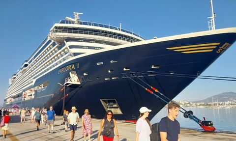 Bodrum'a Eksplora I Kruvaziyeriyle 743 Yolcu Geldi