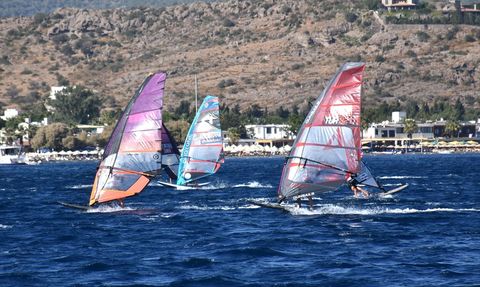 Bodrum'da Windsurf Türkiye Ligi Şampiyonası Tamamlandı