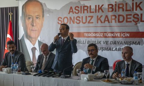 Bolu'da Terörsüz Türkiye İçin Milli Birlik Toplantısı