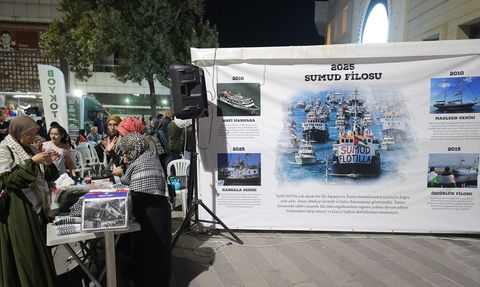 Bursa'da Gazze'ye Destek Nöbeti