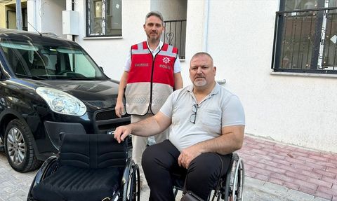 Çanakkale'de Engelli Milli Sporcunun Çalınan Tekerlekli Sandalyesi Bulundu