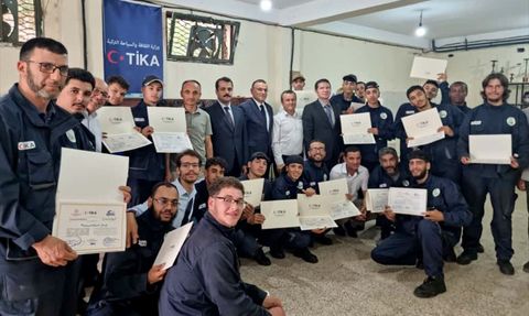 Cezayir'de TİKA ile Kaynakçılık ve Metal İşleme Eğitimi Tamamlandı