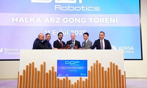 DOF Robotik Sanayi AŞ'nin Borsa İstanbul'da Gong Töreni