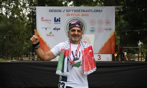 Düzce'de Efteni Duatlonu Coşkusu