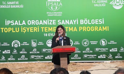 Edirne İpsala OSB'de Dört Fabrikanın Temeli Atıldı