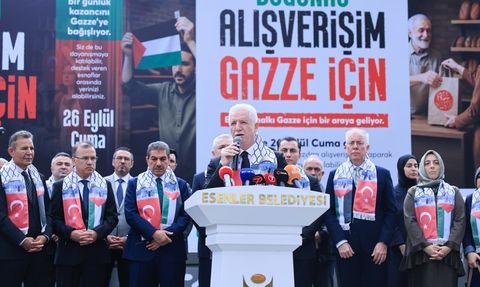 Esenler'de 15 Bin Esnaf Gazze İçin Gelir Bağışlıyor