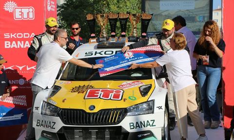 Eskişehir Rallisi'nde Zafer Buğra Banaz ve Onur Ahıskalı'nın