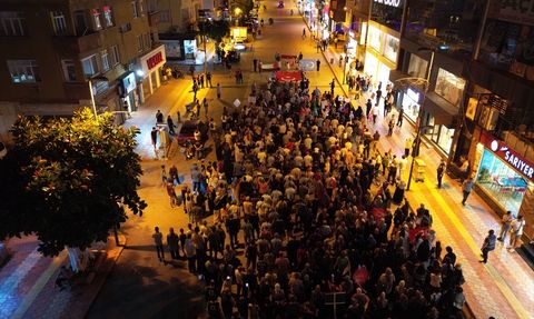 Hatay'da Filistin'e Destek Yürüyüşü Düzenlendi