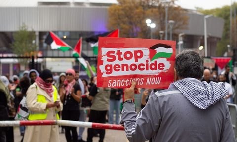 Hollanda’da Beyzbol Turnuvasında İsrail Protestosu