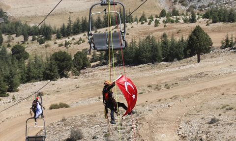 Isparta'da Ulusal Teleferik ve Doğada Arama-Kurtarma Tatbikatı Gerçekleşti