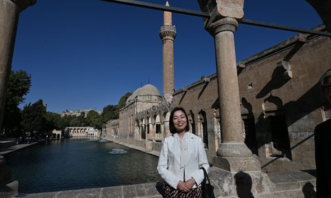 Japonya Prensesi Akiko Mikasa Balıklıgöl'ü Ziyaret Etti