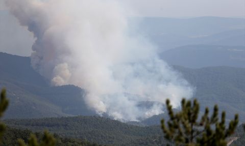 Kastamonu-Karabük Sınırında İkinci Orman Yangınına Müdahale