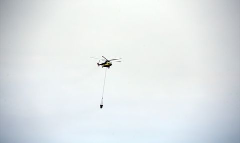 Kastamonu-Karabük Sınırındaki Orman Yangınlarına Müdahale Devam Ediyor