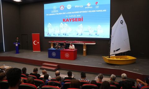 Kayseri'de Yelken Ligi Yarışları Tanıtımı Yapıldı
