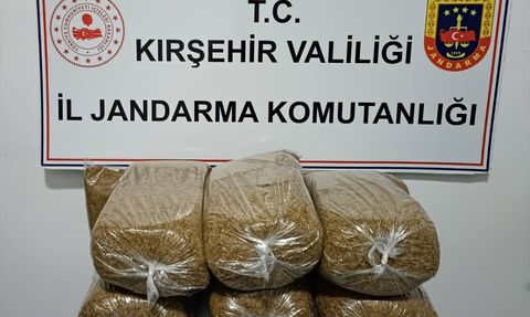 Kırşehir'de Yolcu Otobüsünde 42 Kilogram Kaçak Tütün Yakalandı