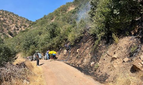 Kuyucak'ta Yangın Kontrol Altına Alındı