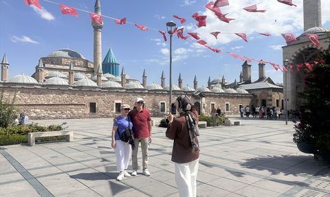 Mevlana Müzesi'nde Futbol Coşkusu