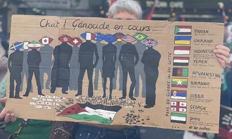 Paris'te Gazze için Soykırıma Son Çağrısı