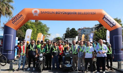 Samsun'da Arabasız Gün Etkinliği Gerçekleşti