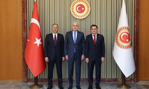 TBMM Başkanı Kurtulmuş, İçişleri Bakanları ile Görüşme Gerçekleştirdi