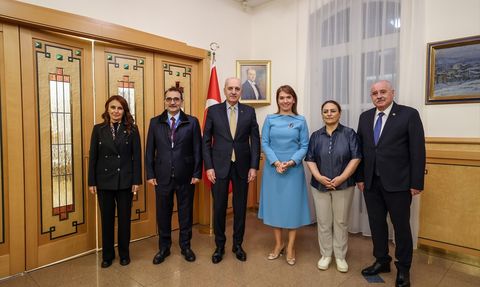 TBMM Başkanı Numan Kurtulmuş'tan Budapeşte Büyükelçiliği Ziyareti