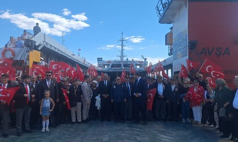Tekirdağ'da Gaziler Günü için Anlamlı Tekne Turu
