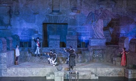 Tosca Operası Aspendos Tiyatrosu'nda Sahnelendi