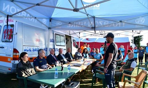 Trabzon'da UMKE 15. Bölge Tatbikatı Gerçekleştirildi