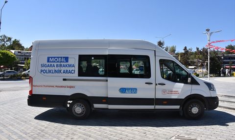 Van'da Mobil Sigara Bırakma Poliklinik Aracı Hizmete Girdi