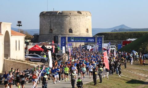 Çanakkale'de 10. Uluslararası Gelibolu Maratonu Sonuçları