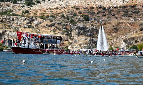 6. Uluslararası Rumkale Su Sporları Festivali Gaziantep'te Yapıldı