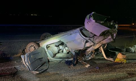 Adıyaman'da Şarampole Devrilen Araçta 4 Yaralı