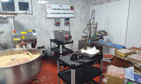 Ankara'da 17 Ton Bozuk Et Operasyonu