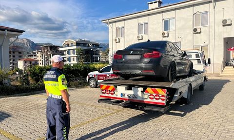 Antalya'da Drift Yapan Sürücüye Rekor Ceza