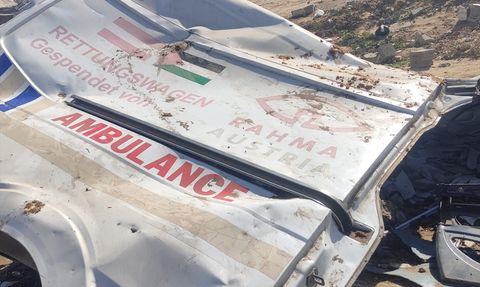 Avusturya Yardım Kuruluşu, Gazze'deki Ambulansın Vurulmasını Açıkladı